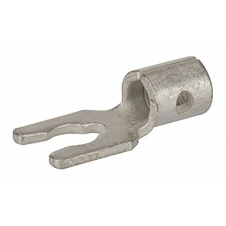 Fork Terminal, #8 Stud Size, 10 AWG, 600 V, Bare Insulated, Bare MPN:S12-8-L