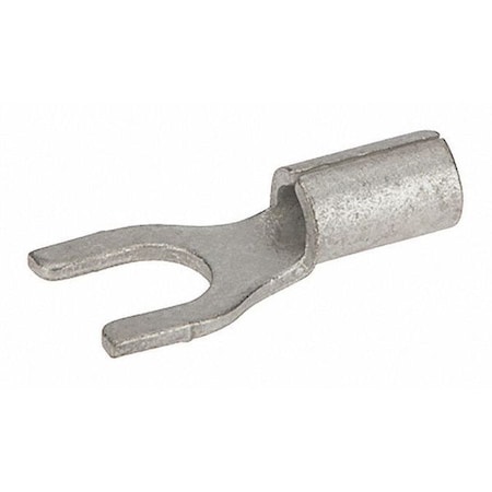 Fork Terminal, #8 Stud Size, 14 AWG, 600 V, Bare Insulated, Bare MPN:S16-8