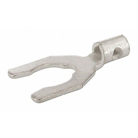 Fork Terminal, #10 Stud Size, 18 AWG, 600 V, Bare Insulated, Bare MPN:S22-10-L