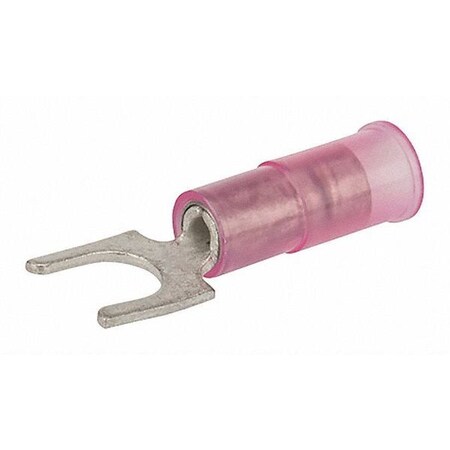 Fork Terminal, #10 Stud Size, 18 AWG, 600 V, Nylon Insulated, Red MPN:S22-10N-B