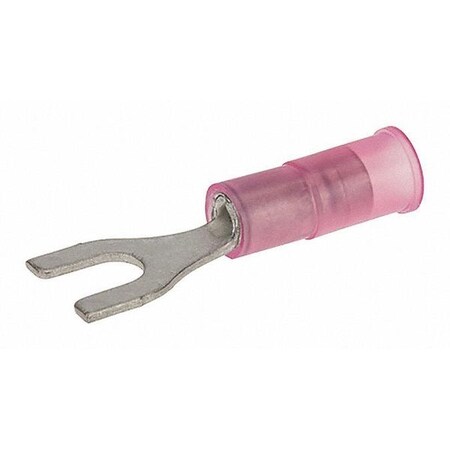 Fork Terminal, #6 Stud Size, 18 AWG, 600 V, Nylon Insulated, Red MPN:S22-6N