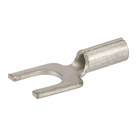Fork Terminal, #8 Stud Size, 18 AWG, 600 V, Bare Insulated, Bare MPN:S22-8-B