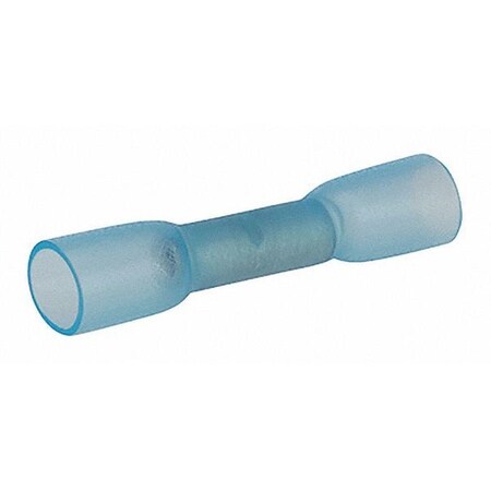 Butt Splice Wire Connector, 10 AWG Max, Yellow, Polyolefin Heat Shrink Insulation, 600 V MPN:SB12