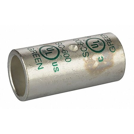 Splice Wire Connector, 600 MCM Max, Green, None Insulation, 600 V MPN:SC-600