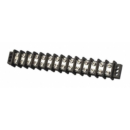 Terminal Strip, 2 Row, 30 A, 600 V, 14 AWG MPN:TB3096-14