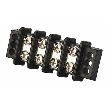 Terminal Strip, 2 Row, 30 A, 600 V, 14 AWG MPN:TB3096-4