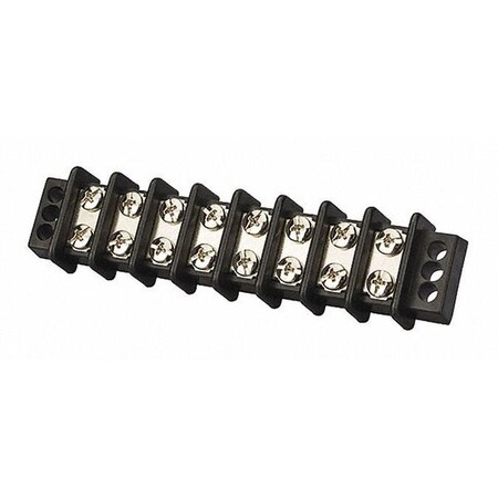 Terminal Strip, 2 Row, 30 A, 600 V, 10 AWG MPN:TB3096-8