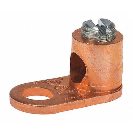 Mechanical Lug, 4 AWG Max, 1 Conductor, Copper MPN:TL4