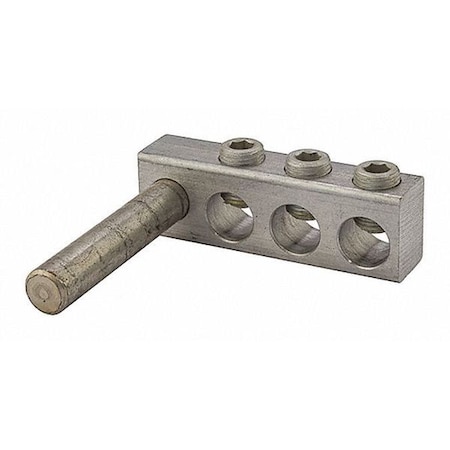 Splice Wire Connector, 350 kcmil Max, 3 Port, None Insulation, 600 V MPN:TS350-3