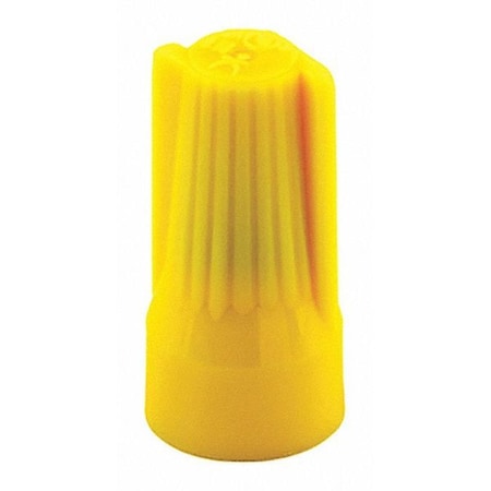 Twist-On Wire Connector, 10 AWG Max, Yellow, Thermoplastic Insulation, 600 V MPN:WWC-N1-B