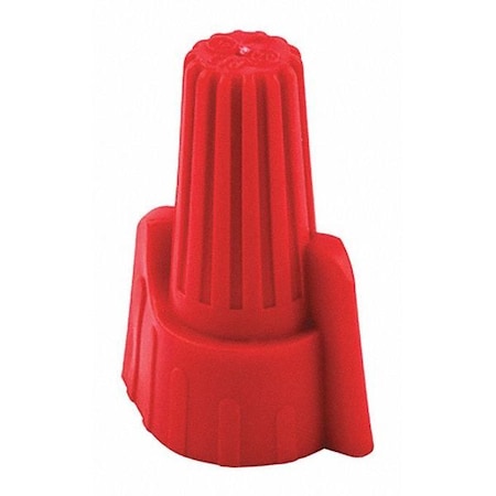 Twist-On Wire Connector, 6 AWG Max, Red, Thermoplastic Insulation, 600 V MPN:WWC-R-SJ