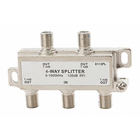 High Frequency Coaxial Splitter, 4-Way MPN:CS-4HF