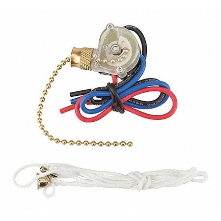 Pull Chain Sp3T With Brass Actuator MPN:75110CW