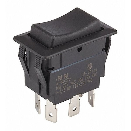 Rocker Switch Maintained Dpdt On-Off-On MPN:77060RQ