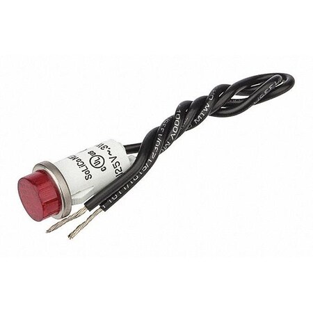 Round Indicator Light Red Lens MPN:79780LW