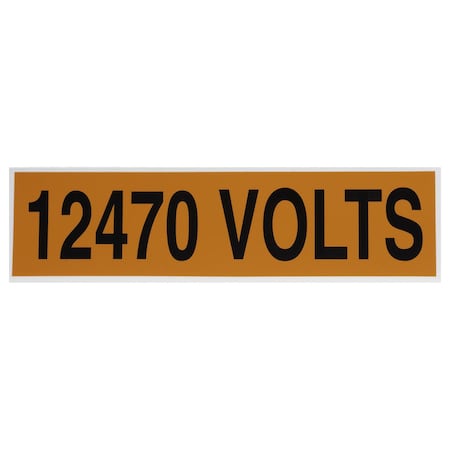Voltage Markers 12470 Volts MPN:VM-A-25