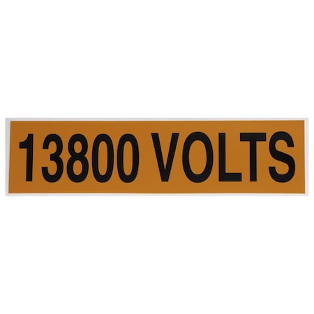 Voltage Markers 13800 Volts MPN:VM-A-28