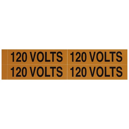 Voltage Markers (4) 120 Volts MPN:VM-B-3