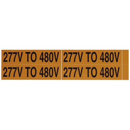 Voltage Markers (4) 277V To 480V MPN:VM-B-37