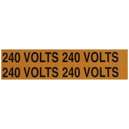 Voltage Markers (4) 240 Volts MPN:VM-B-7