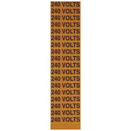 Voltage Marker Card 240 Volts MPN:VM-C-7