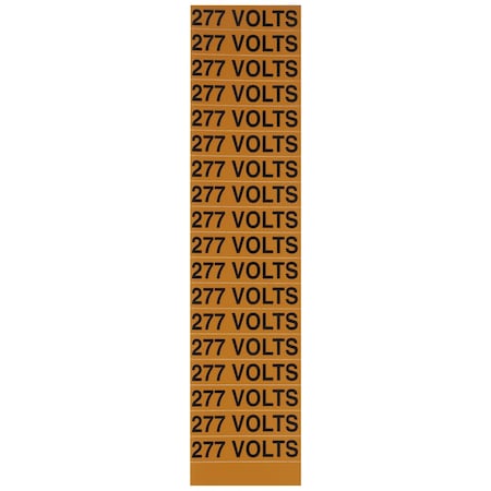 Voltage Marker Card 277 Volts MPN:VM-C-9