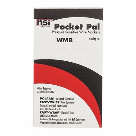 Wire Marker Books A-Z, 0-15, +, -, / MPN:WMB-2