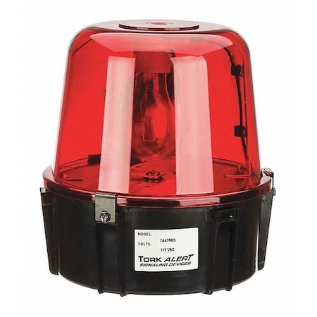 Rotating Beacon 100W 117V Red MPN:TA47RN5