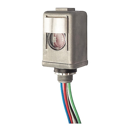 Compact Fluorescent, HID, Inductive, LED Photocontrol, 1, 800 W, Gray, 3 sec Max, 2 sec Min MPN:2129A