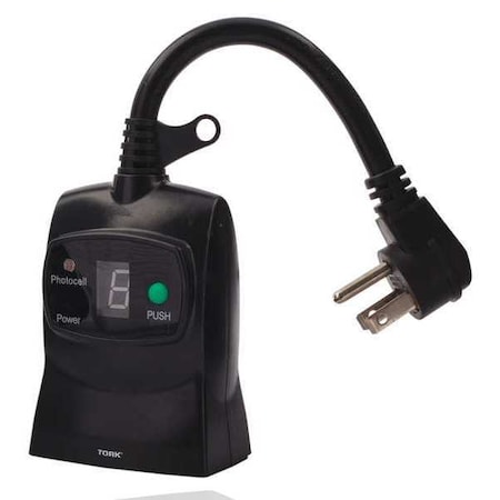 Plug-In Timer, Outdoor, LED/CFL, 2 Outlets MPN:654E