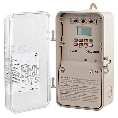 ElectronicTimer, Astronomic, Clear, Plastic MPN:DGLC200A-NC