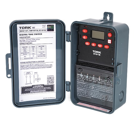 Electronic Timer, Gray, Plastic MPN:E101B