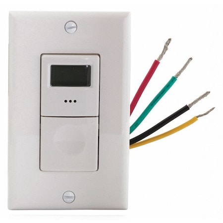 Wall Switch Timer, White, 24V AC MPN:SS410
