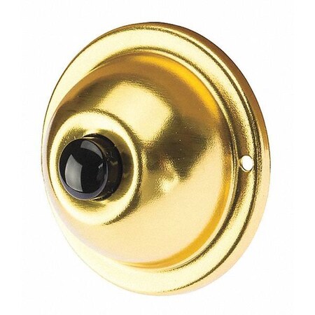 Pushbutton Round Brass 24V 2 1/4