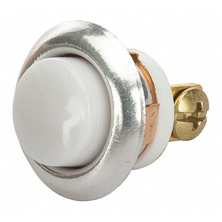 Pushbutton Chrome 24V Max 5/8