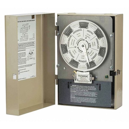 Electromechanical Timer, 7 day, SPDT, Metal MPN:W400B