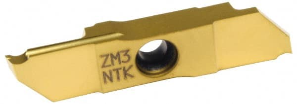 Cutoff Insert: CTPW25FRP ZM3 POLISHED, Carbide, 2.5 mm Cutting Width MPN:7902588