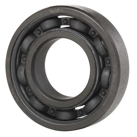 Radial Ball Bearing, 6205 Industry Number, Open Closure, 25 mm Bore Dia, Alloy Steel MPN:6205F600