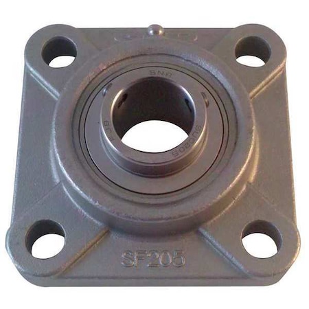 Flange Bearing, 4-Bolt, Ball, 1-3/8