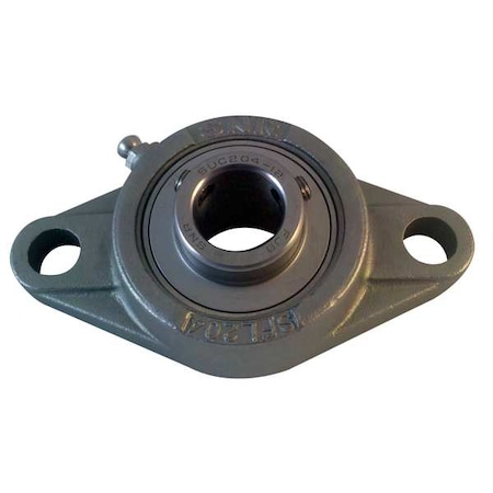 Flange Bearing, 2-Bolt, Ball, 1-3/16