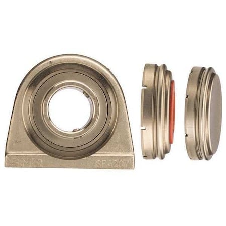 Pillow Block Bearing, Stainless Steel Housing Material, Set Screw, Ball, 1-5/8 in Dia, Stainless Steel Insert Material MPN:SUCPA209-26CCFG1