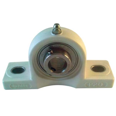 Pillow Block Bearing, Thermoplastic Housing Material, Set Screw, Ball, 1.575 in Dia, Stainless Steel Insert Material MPN:SUCPPL208
