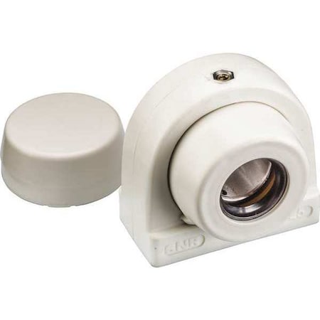 Pillow Block Bearing, Thermoplastic Housing Material, Set Screw, Ball, 1 in Dia, Stainless Steel Insert Material MPN:SUCTBL205-16CCFG1