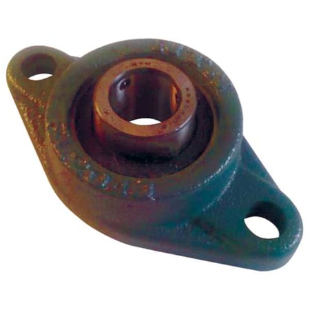 Flange Bearing, 2-Bolt, Ball, 1-1/8