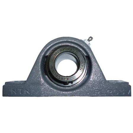 Pillow Block Bearing, Cast Iron Housing Material, Eccentric Locking Collar, Ball, 1-5/8 in Dia, Alloy Steel Insert Material MPN:UELP-1.5/8M