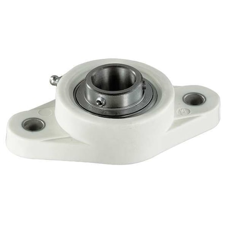 Flange Bearing, 2-Bolt, Ball, 1-3/16
