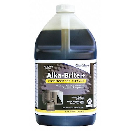 Condenser Cleaner, Liquid, 1 gal, Brown MPN:4120-08
