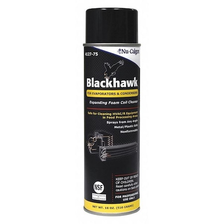 Blackhawk Coil Cleaner, Expanding Foam, Clear, 18 oz Net Weight MPN:4127-75