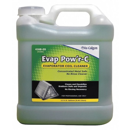 Evap Pow'r-C Evaporator Liquid Coil Cleaner, 2.5 gal Jug, Green MPN:4168-05