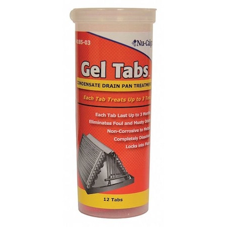 Condensate Pan Treatment, 12 Tabs, Red MPN:4185-03